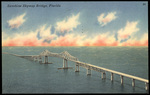Sunshine Skyway Bridge, Florida by Hampton Dunn