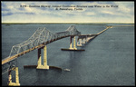 Sunshine Skyway, Longest Continuous Structure over Water in the World, St. Petersburg, Florida by Hampton Dunn