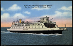 Motor Ship "Manatee," Capacity 30 Cars. Bee Line Ferry, Inc., St. Petersburg, Florida by Hampton Dunn