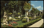 The East Garden at the Kapok Tree Inn, Clearwater, Florida by Hampton Dunn