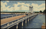 Blind Pass Bridge on Holiday Isles at Sunset Beach, Florida by Hampton Dunn