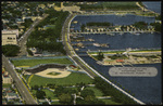 Section of Mile-Long Waterfront Park, St. Petersburg, Florida by Hampton Dunn