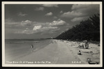 The Beach at Pass-a-Grille, Florida by Hampton Dunn