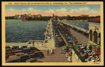 Heavy Traffic on Recreation Pier, St. Petersburg, Florida by Hampton Dunn