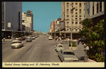 Central Avenue, Looking West, St. Petersburg, Florida by Hampton Dunn