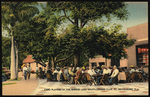 Card Players at Mirror Lake Shuffleboard Club, St. Petersburg, Florida by Hampton Dunn