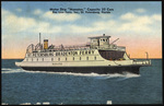 Motor Ship "Manatee," Capacity 30 Cars, Bee Line Ferry, Inc., St. Petersburg, Florida by Hampton Dunn