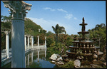 South pool and fountain at the Kapok Tree Inn, Clearwater, Florida by Hampton Dunn