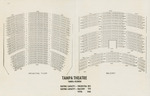 Seating Chart, Tampa Theatre, 1980 by Tampa Theatre
