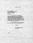 Correspondence between John W. Egerton and Edwin M. Crawford, November-December, 1962