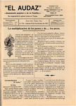 El Audaz, November 16, 1907 by Gonzalo G. Rivero
