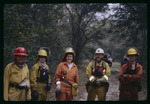 Prescribed fire crew Annie Schmidt, Jill Lehman, Sheryl Bowman, Mike Perry, and Ken Bradshaw by Hillsborough County ELAPP