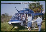 Richard White helicopter at Wolf Branch by Hillsborough County ELAPP