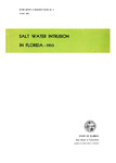 Salt Water Intrusion in Florida -1953