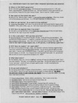 All-Womyn New Year’s Eve Party Most Frequent Questions and Answers, 1994