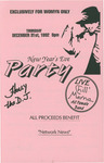 New Year's Eve Party Program, December 31, 1992
