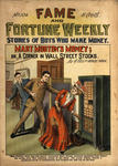 Mart Morton's money, or, A corner in Wall Street stocks by Frank Tousey and J. Perkins Tracy