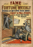 Lucky in Wall Street, or, The boy who trimmed the brokers by Frank Tousey and J. Perkins Tracy