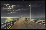 S-66 Moonlight over Gandy Bridge, Spanning Tampa Bay between St. Petersburg and Tampa, Fla