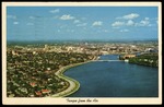Aerial view of Bayshore Boulevard along Beautiful Tampa Bay City of Tampa