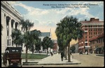 Florida Avenue, looking South, showing Post Office, Cathedral, Elks Home and Hillsboro Hotel, Tampa, Fla