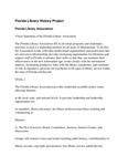 Florida Library Association Vision statement of the Florida Library Association
