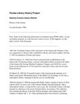 Alachua County Library District History of the library