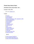 Palm Beach County Library System - Part 1