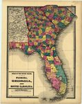 Florida, Georgia and South Carolina by H.H. Lloyd & Co and Simon J Martenet