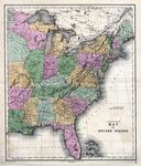 Gall & Inglis' map of United States by Gall & Inglis