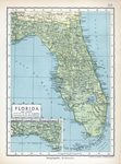 Florida by John Bartholomew and Son