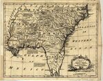 A new & correct map of the provinces of North & South Carolina, Georgia & Florida by J Gibson