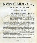 Nveva Hispania tabvla nova