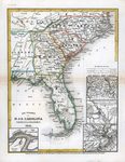 Staaten von N. & S. Carolina, Georgia & Florida by Unknown