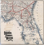Map of the Savannah, Florida & Western Railway