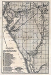 Map of phosphate company plants in southwest Florida