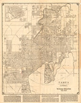 Map of the City of Tampa Florida and Vicinity by MacDonald Printing Company, inc.