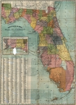 Granville's railroad and township map of Florida