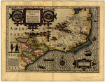 Virginiae item et Floridae Americae provinciarum, nova descriptio by Jodocus Hondius