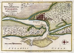 Plan of the town and harbour of St. Augustin, in East Florida by John Lodge