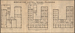 Floor Plan, Biscayne Hotel, Miami, Florida by Biscayne Hotel