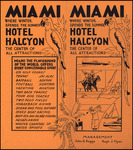 Brochure, Hotel Halcyon, Miami, Florida