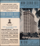 Brochure, Miami Colonial Hotel, Miami, Florida by Colonial Hotels