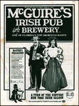 Menu, McGuire's Irish Pub and Brewery, Pensacola, Florida