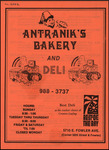 Menu, Antranik's Bakery and Deli, Tampa, Florida by Antranik's Bakery and Deli