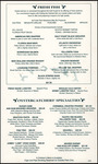 Fresh Fish and Specialties Menu, Oystercatchers Restaurant, Tampa, Florida by Oystercatchers Restaurant