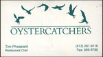 Business Card, Oystercatchers Restaurant, Tampa, Florida
