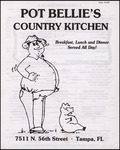 Menu, Pot Bellie's Country Kitchen, Tampa, Florida by Pot Bellie's Country Kitchen