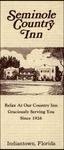 Guest Information Pamphlet, Seminole Country Inn, Indiantown, Florida by Seminole Inn