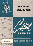 Menu, Hour Glass Cocktail Lounge, Fort Harrison Hotel, Clearwater, Florida, January 1958